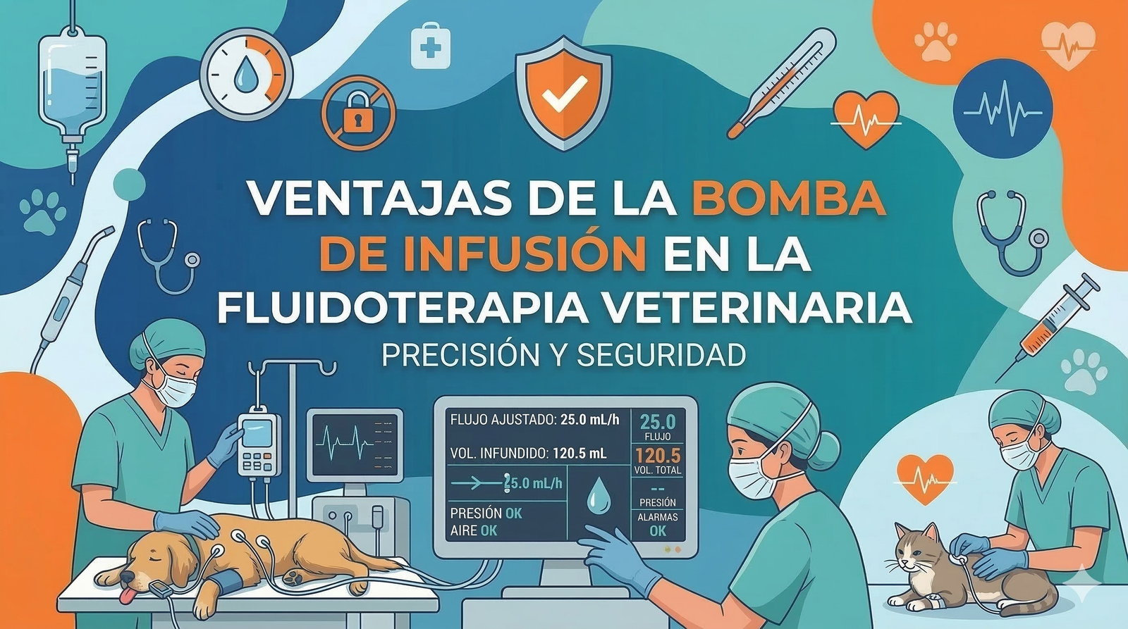 Ventajas de la Bomba de Infusión en la Fluidoterapia Veterinaria: Precisión y Seguridad