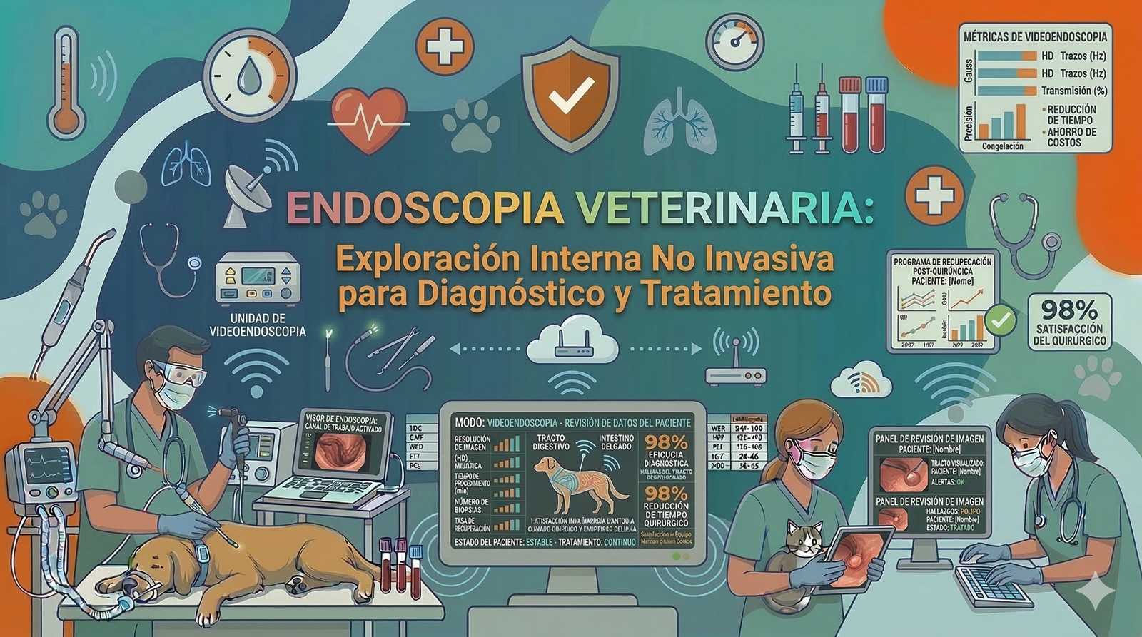 Endoscopia Veterinaria: Exploración Interna No Invasiva para Diagnóstico y Tratamiento