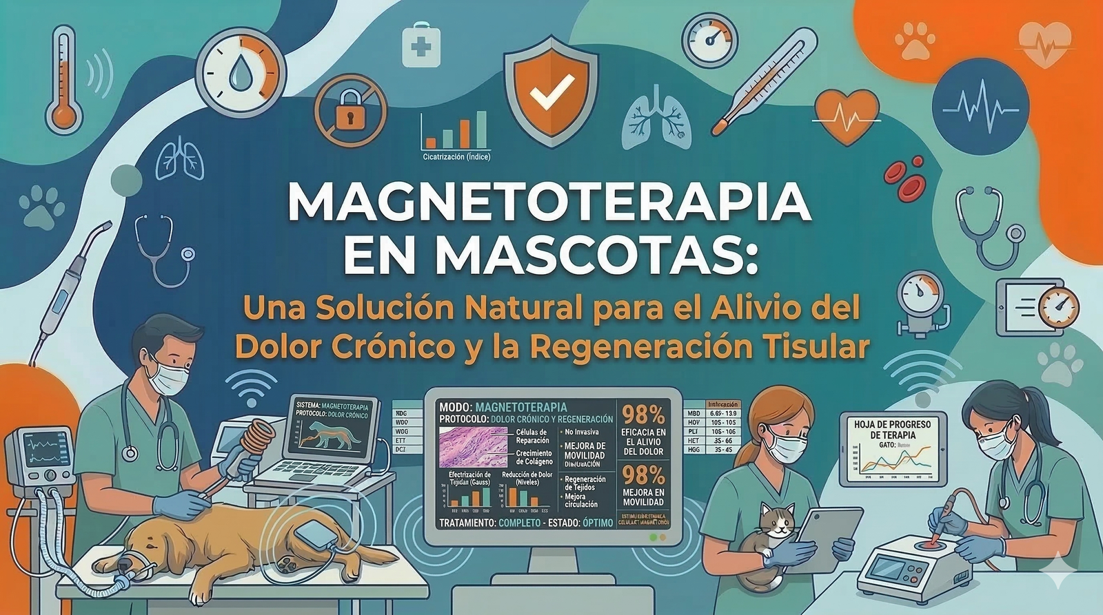 Magnetoterapia en Mascotas: Una Solución Natural para el Alivio del Dolor Crónico y la Regeneración Tisular