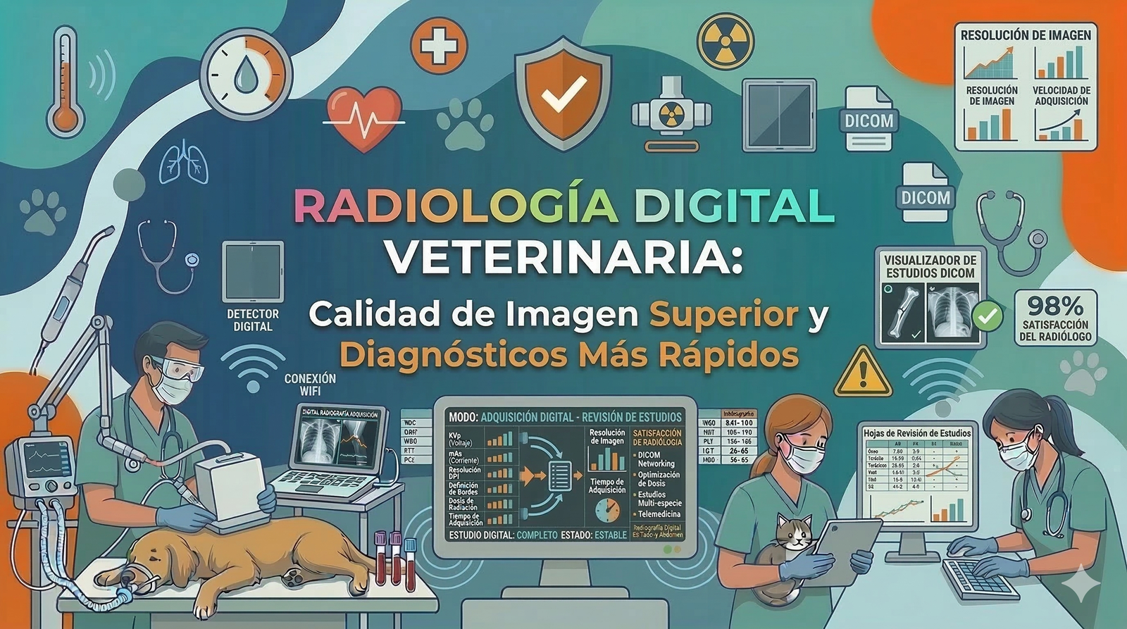 Radiología Digital Veterinaria: Calidad de Imagen Superior y Diagnósticos Más Rápidos