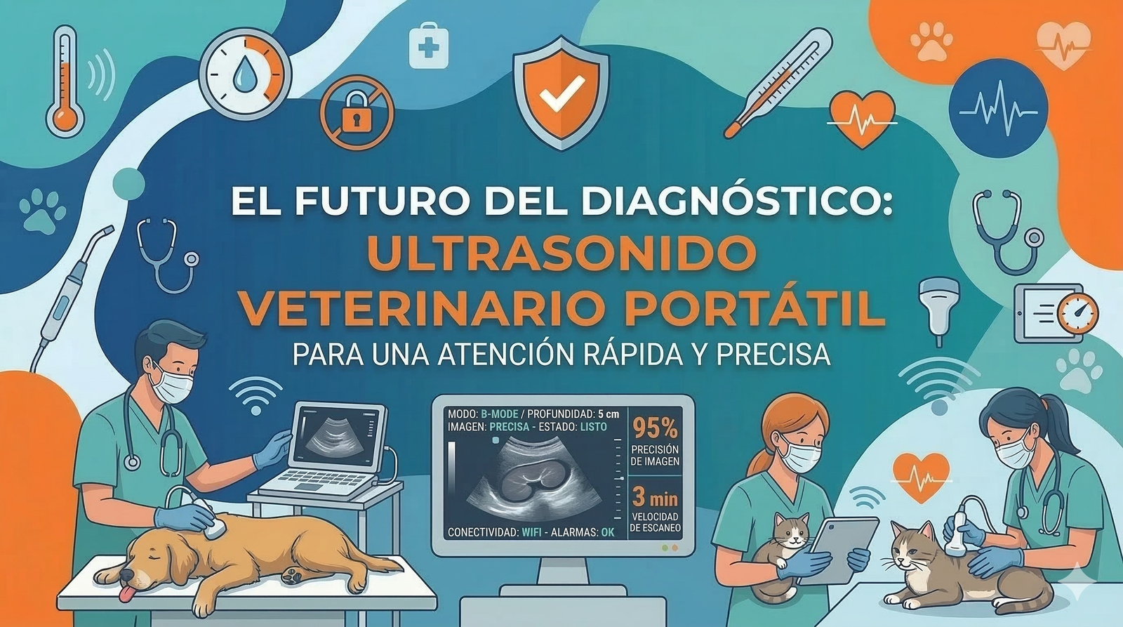 El Futuro del Diagnóstico: Ultrasonido Veterinario Portátil para una Atención Rápida y Precisa